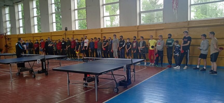 Відкриття першості з настільного тенісу серед учнівської молоді