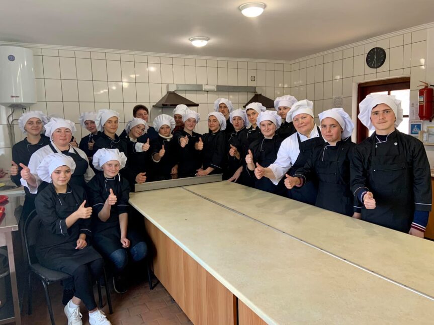 Посвята для учнів з професій: «Кухар; Кондитер»