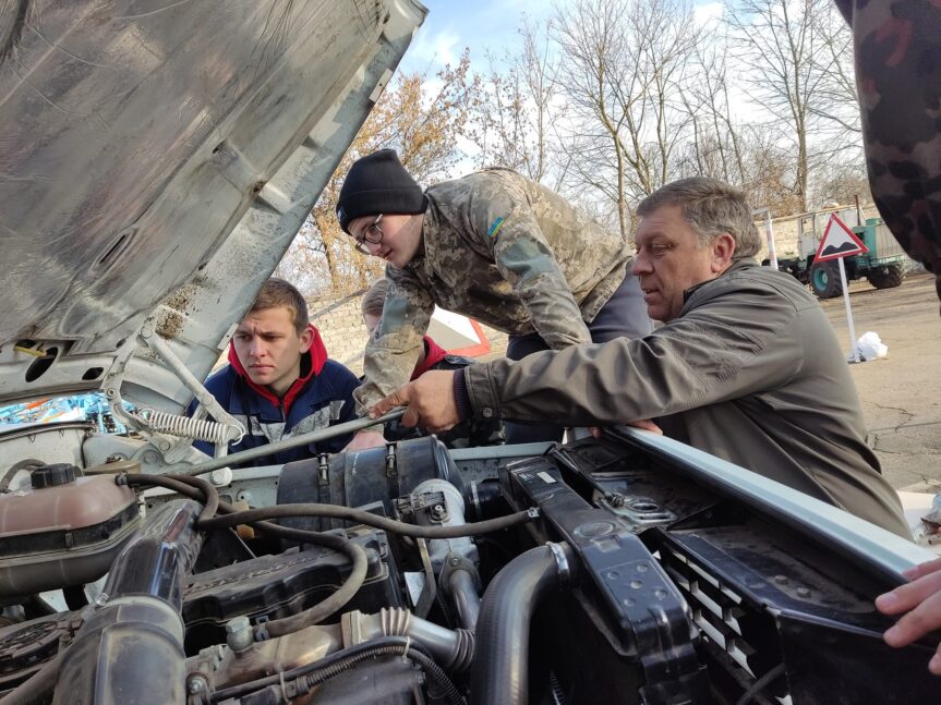 Відкритий урок практичного водіння з професії «Водій автотранспортних засобів категорії «С»
